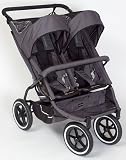 Phil & Teds E3 Buggy Twin Stroller - Black (Closeout)
