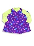 Butterscotch - Toddler Girls 2-Piece Dress Set, Purple, Lime Green