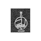 UCLA Bruins Solid Sterling Silver ''UCLA'' Volleyball Pendant