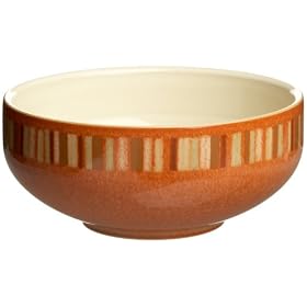 Denby Fire Stripes Soup Cereal Bowl by Denby