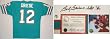 Bob Griese Signed Teal Custom Throwback Jersey w/HOF'90