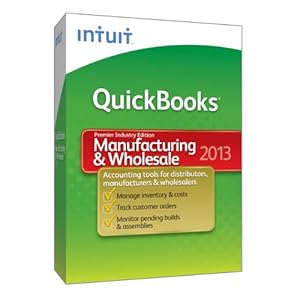 QuickBooks Premier Manufacturing and Wholesale 2013
