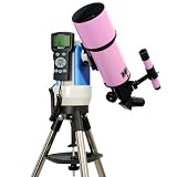 TwinStar Pink 80mm iOptron Computer Controlled Refractor Telescope