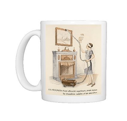 Photo Mugs of Vacuuming Picture from Mary Evans