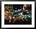Chinatown district at night, Singapore, Singapore Styles Framed Art Poster Print by Michael Coyne, 31x25