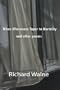 When Afternoons Taper to Mortality and other poems