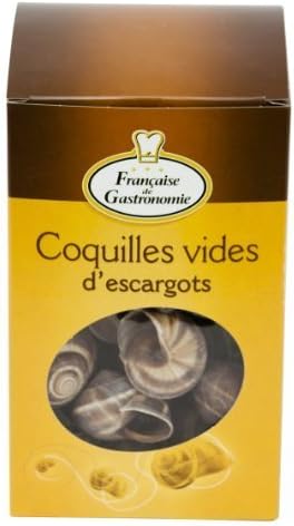 Francaise de Gastronomie Empty Snail Shells - 2 boxes of 36 shells