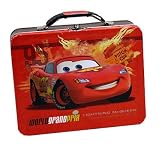 Cars 2 Lightning McQueen Embossed Metal Lunch Box