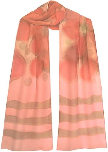 Big peach petals drape over an ombre to pale creamy green-gold with tan stripes