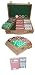 300 Dice Striped 11.5 Gram Chips w/Oak Case (fls)