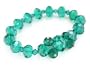 Blue Zircon Single Strand Rosy Crystal Bracelet
