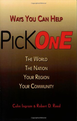 Pick One Ways You Can Help The World The Nation Your Region Your Community1934759309