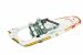 Powderridge Women's Crest  Snow Shoes, White/Gold, 21-Inch