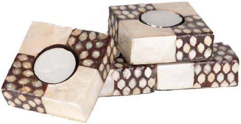 Terragrafics 5-Cup Aurora Fish Scale Tea Light/Candleholder