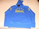 Team Brazil 2010 World Cup Soccer Hoodie Sweatshirt L - Soccer Mugs and Cups