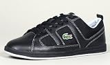 Observe 3 TNM in Black / Plume Leather Textile Mens Shoes by Lacoste