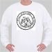 Sweatshirt with black and white, coin, design, stamp, emblem, seal, bird, Mississippi, eagle