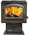 Napoleon 1100 Painted Black Vortex EPA Pedestal Small Wood Stove