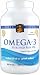 Nordic Naturals Omega-3 Purified Fish Oil, 1000 mg, 120 Soft Gels