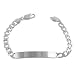 925 Sterling Silver Engravable Curb Id Bracelet