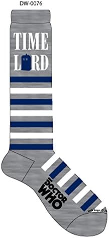 Doctor Who Dr Who Unisex (1) Pair Knee High Socks Size 4-10 DW-0076