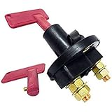 12 Volt 300 Amp Battery Disconnect Cut Off Kill Switch With 2 Keys