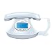 JWIN JTP430WHT Caller ID Telephone with Alarm Clock