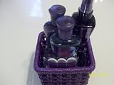 Bath and Body Works Moonlight Path Gift Set in Wicker Basket 3oz Body Lotion, Shower Gel and Fragrance Mist w/ 3 Emory Boards