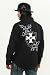 Royal Testament Shirt Black Long Sleeve Leather Cross Shield