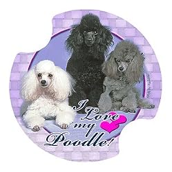 Poodle Carsters - Coasters for Your Car