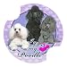 Poodle Carsters - Coasters for Your Car