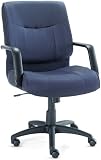 Alera ST42FA20B Stratus Series Mid-Back Swivel/Tilt Chair, Blue Fabric