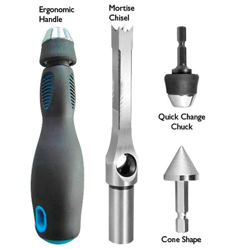 3-Pc. Mortise Chisel Sharpening Set