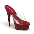 Womens Sexy Red Shoes 6 Inch Heel Sexy Mini Platform Glitter Sexy Costume Accessory