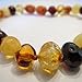 Adult Baltic Amber 7.5 Inch Bracelet by Momma Goose (Multi)