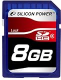 シリコンパワー SDHCメモリーカード 8GB (Class4) ブリスターパッケージ 永久保証 SP008GBSDH004V10の画像
