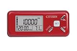 Citizen TW-610R Deluxe Pedometer, Red