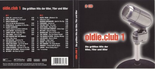 peter west trading & music production e.k. Oldie.Club 1 - Die gr&ouml;&szlig;ten Hits der 60er, 70er und 80er