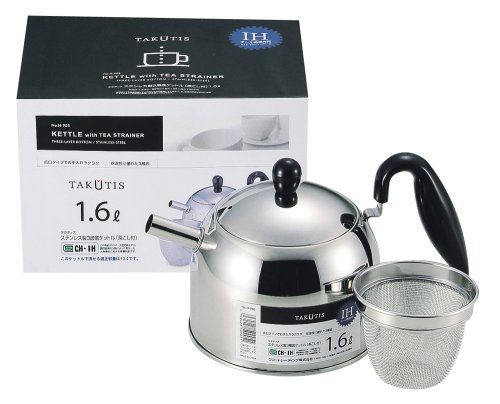 タクティス  3層底 ケットル 茶こし付 1.6L H-905