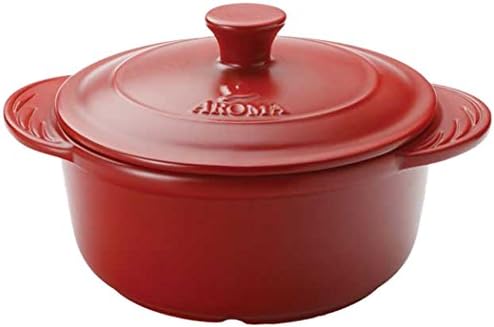 Aroma Housewares Doveware Dutch Oven, 2.5 quart, Ruby Red