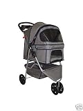 Classic Gray 3 wheel pet stroller