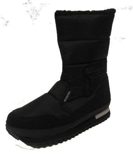 KangaROOS Norway 31412/520, Damen Stiefel, Schwarz (blk/grey 520), EU 42