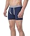 PACT Men's 2-Pack Organic Cotton Boxer Brief, Heather Grey/Navy, X-Large