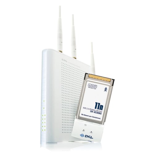 �y���񂵂�E�ڑ��L�����y�[���Ώې��i�z PLANEX WPS�{�^������Draft IEEE802.11n�Ή� ��������LAN���[�^&LAN�J�[�h�Z�b�g MZK-W04N-PK2