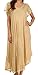 Sakkas Everyday Essentials Cap Sleeve Caftan Dress/Cover Up