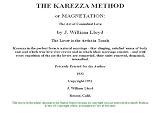 THE KAREZZA METHOD or MAGNETATION: The Art of Connubial Love