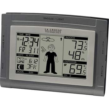 Atomic Alarm Clock With Weather Man