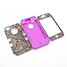 JUSTING@Apple iPhone 5C 3-piece Triple Layer Hybrid Real Tree Camo Hybrid Hard Case Cover (Purple)