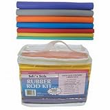 Soft 'N Style 60 Piece Rubber Rod Set