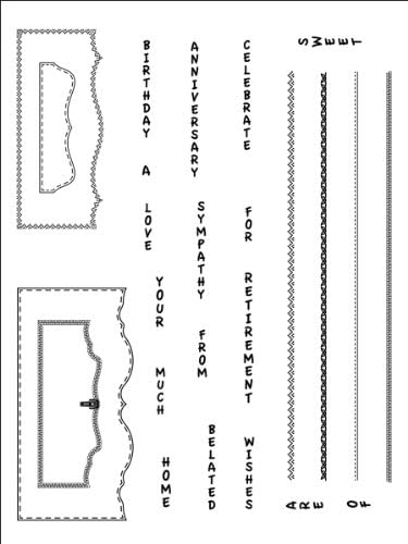 Stamping Scrapping SMS3044 Stamping Scrapping Spellbinders Matching Clear Stamps - Bracket Basics 2